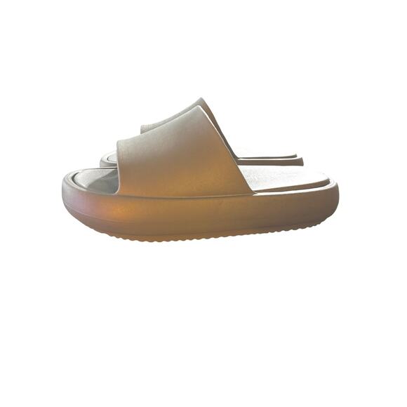 J/Slides NWT Beach Slides SQUISH Grey EVA Slip on Slide Sandal 8M Summer Resort - Picture 1 of 5